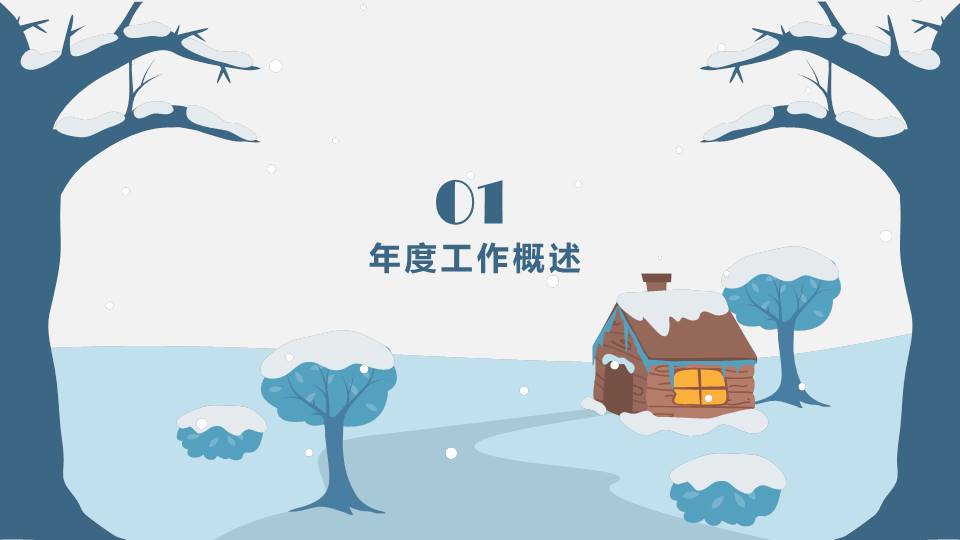 卡通简约商务工作汇报ppt模板