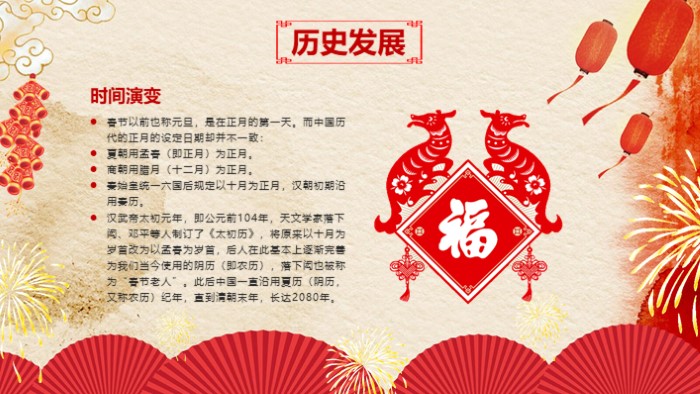 新年快乐节日庆典ppt模板