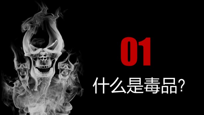 禁毒安全教育资料ppt模板