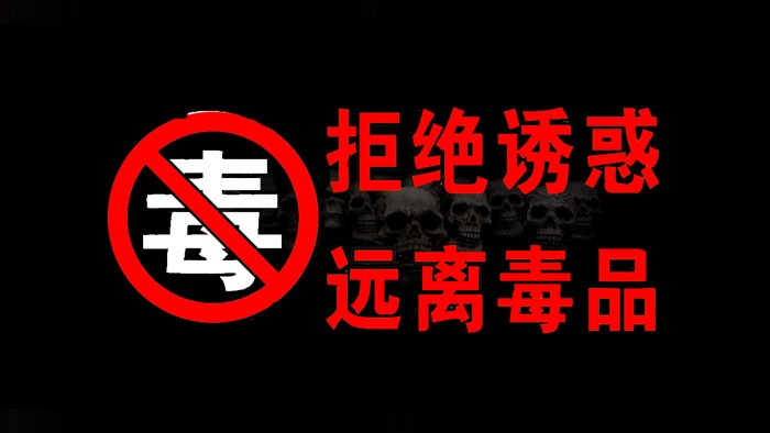 禁毒教育主题团课ppt模板