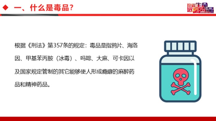 高中生禁毒教育ppt模板