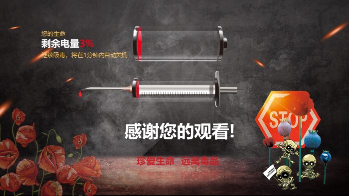 教师禁毒教育课件ppt模板