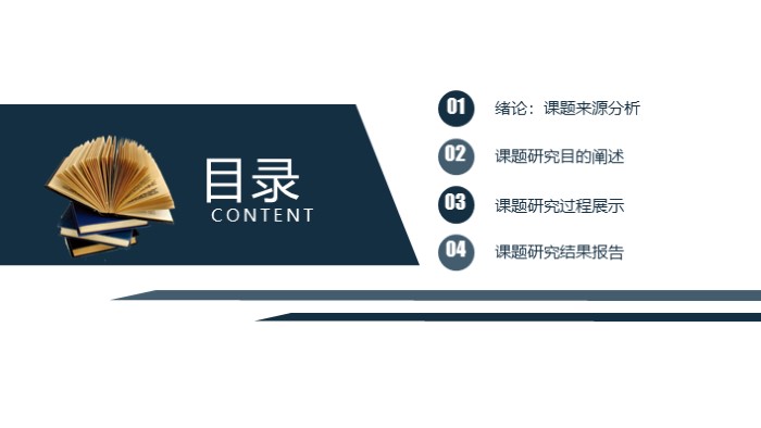 经典学术报告ppt模板