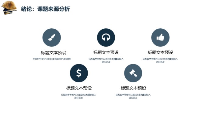 经典学术报告ppt模板