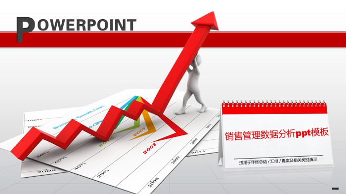 销售管理数据分析ppt模板