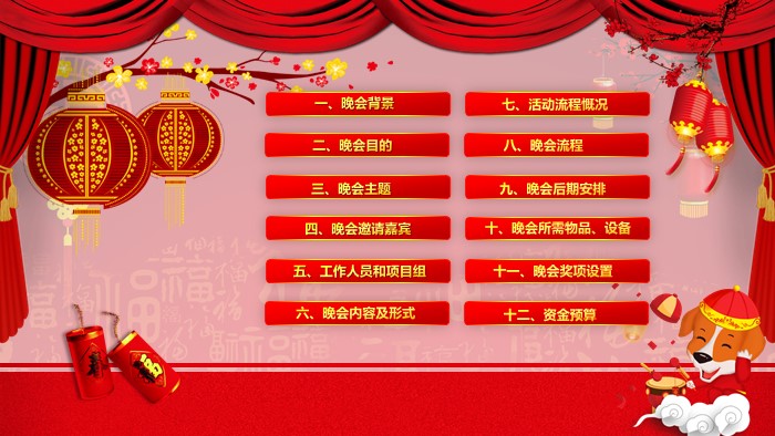 大学生元旦晚会策划ppt模板