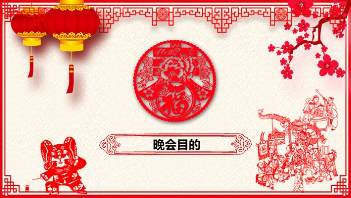 学校元旦晚会策划ppt模板