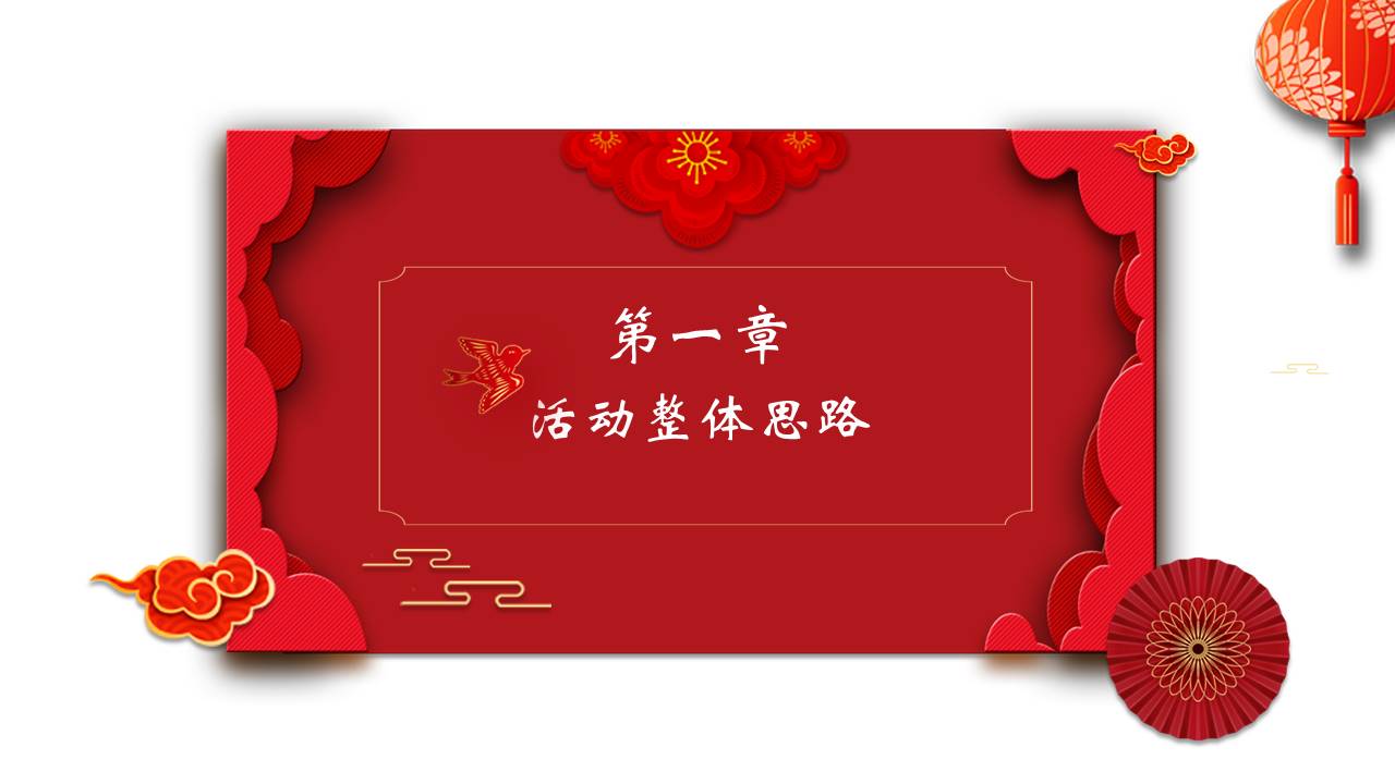 中国风元旦晚会活动策划ppt模板