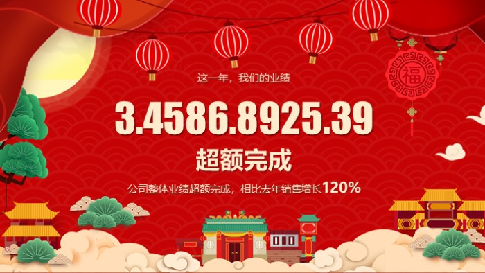 元旦新年联欢会ppt模板