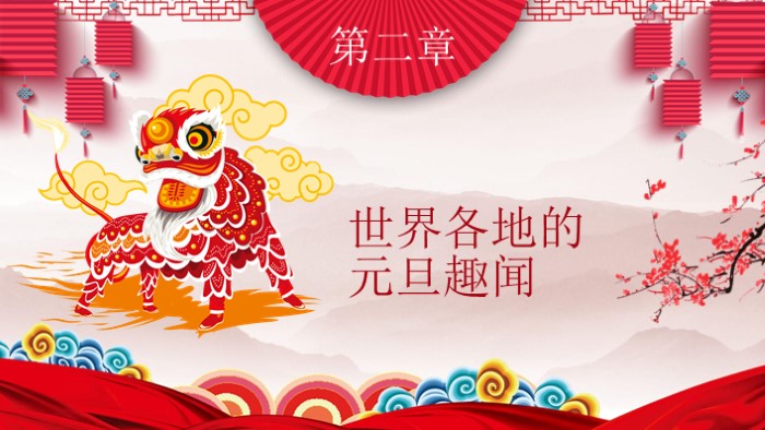 幼儿园元旦联欢会ppt模板