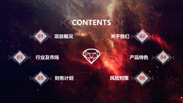 项目自我介绍ppt模板