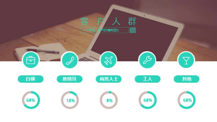 手机软件产品介绍ppt模板