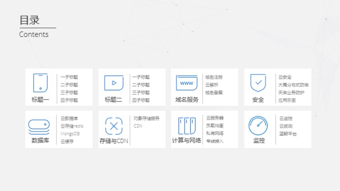 软件产品技术介绍ppt模板