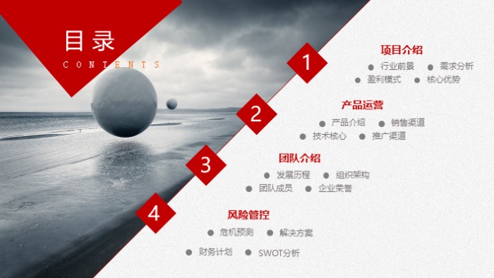 餐饮业务改善报告ppt模板