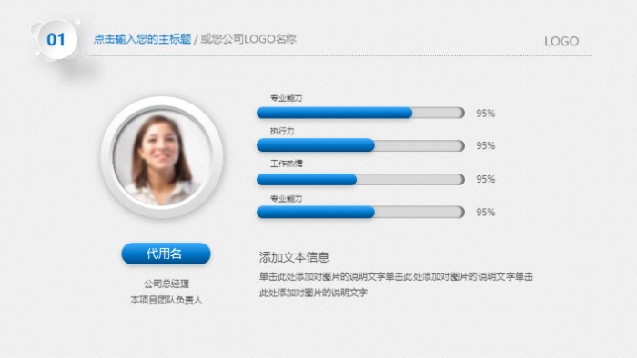 物业业务提升报告ppt模板