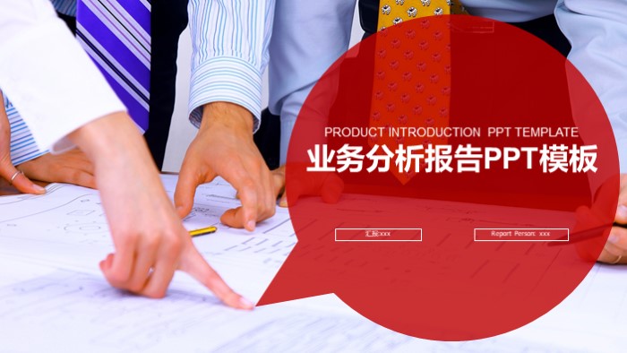 业务分析报告ppt模板