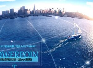 电商品牌运营计划ppt模板