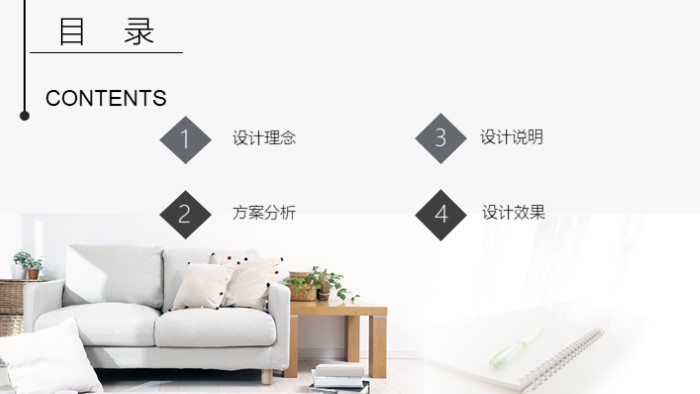 室内设计演讲ppt模板