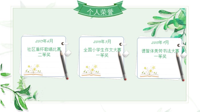 文艺部长竞选ppt模板