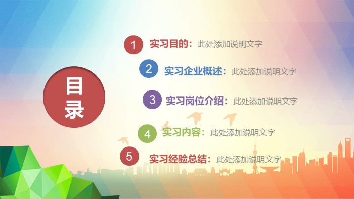 工厂实习报告ppt模板