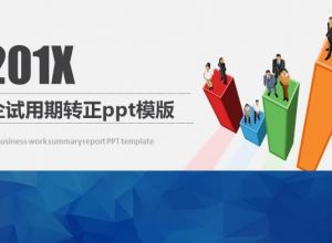 外企试用期转正ppt模版