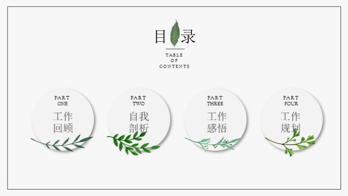 餐饮管理个人晋升ppt模板