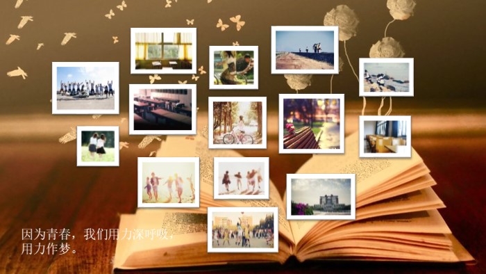 大学毕业同学聚会的ppt模板