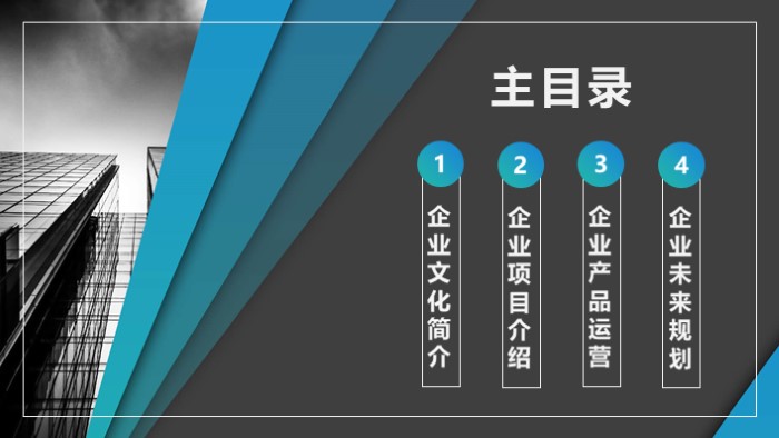 4s店企业文化宣传ppt模板