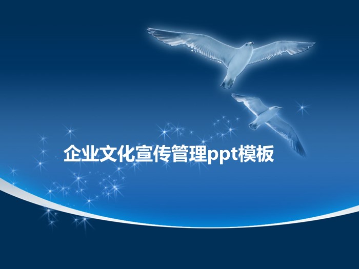 企业文化宣传管理ppt模板