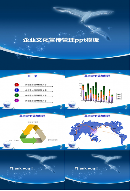 企业文化宣传管理ppt模板