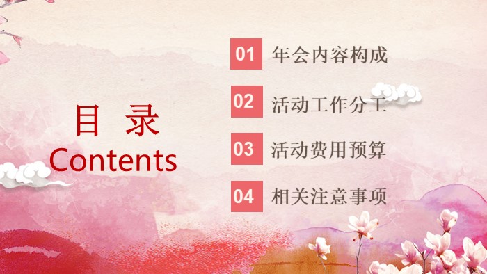 公司企业年会方案ppt模板