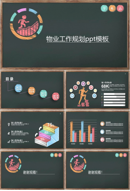 物业工作规划ppt模板