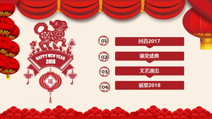 新年联欢会活动方案ppt模板