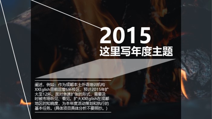 部门年度预算报告ppt模板