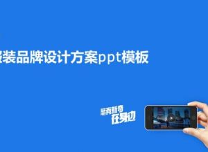 服装品牌设计方案ppt模板