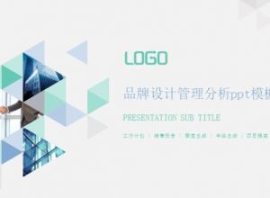 品牌设计管理分析ppt模板