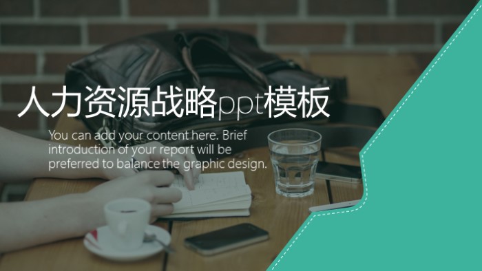 人力资源战略ppt模板
