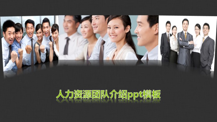人力资源团队介绍ppt模板