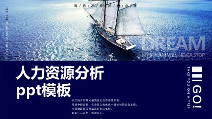 人力资源分析ppt模板