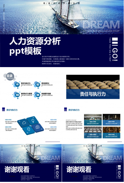 人力资源分析ppt模板