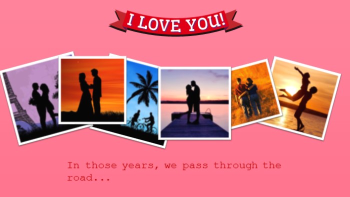 英国情人节英语介绍ppt模板