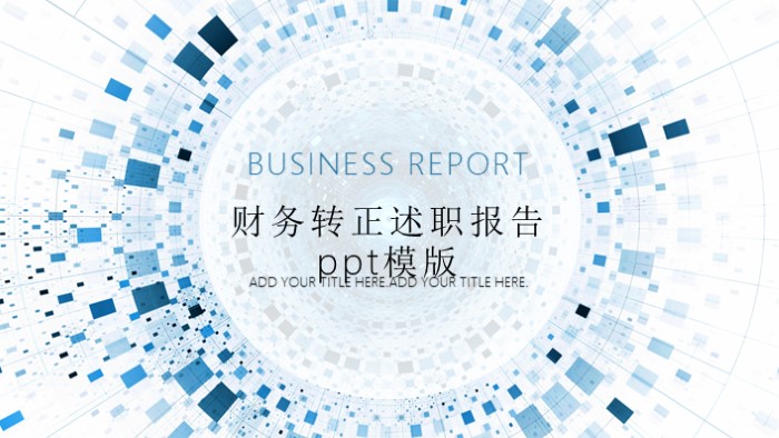 财务转正述职报告ppt模版