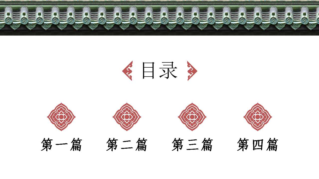 古典中国风传统文化宣传介绍ppt模板