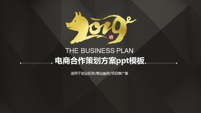 电商合作策划方案ppt模板