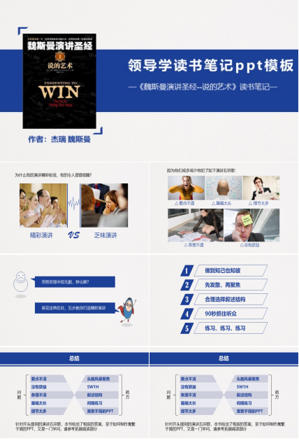领导学读书笔记ppt模板