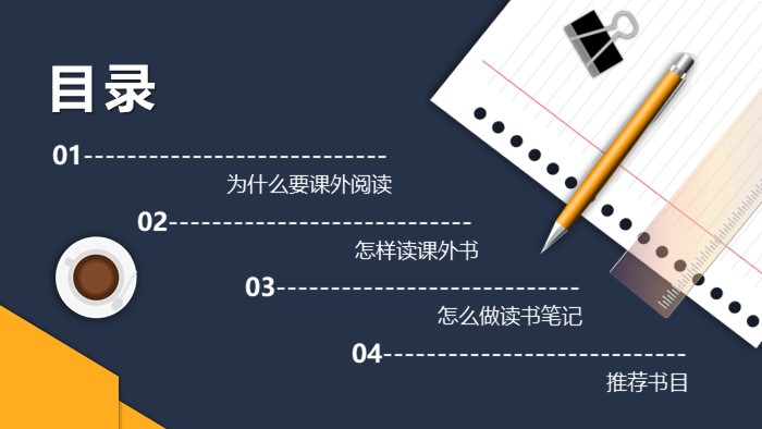 小学生读后感演讲ppt模板