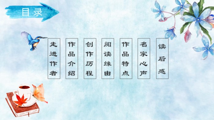 童年读后感英语ppt模板