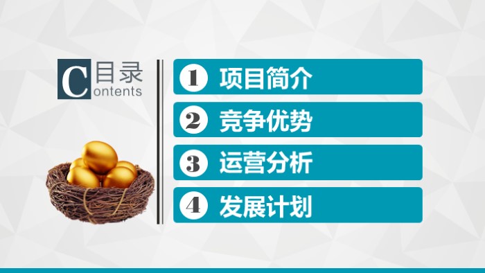 酒店项目团队成员介绍ppt模板