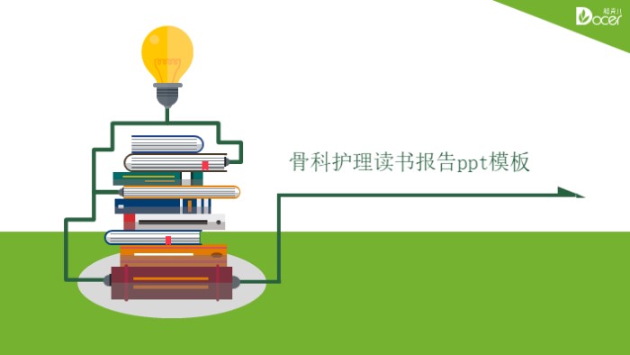 骨科护理读书报告ppt模板