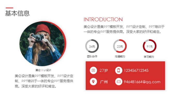 保险讲师自我介绍ppt模板